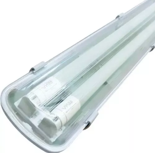 [AP-D120CM] LAMPARA ANTIPOLVO 120CM SUP 2X36  INCLUYE TUBOS T8