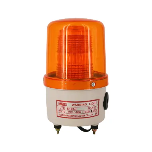 [LTE-5104J] LAMPARA COCTELERA SONORA COLOR NARANJA 220VAC