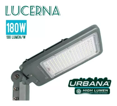 [LUMI180] LUMINARIA LED ALUMBRADO PUBLICO 180W 23.400LM 6.500°K IP66 100-277V