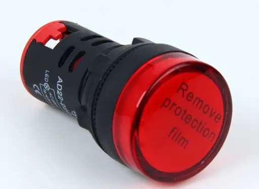 [AD22-22DS] LUZ PILOTO 24V ROJO 20 mA REDONDA