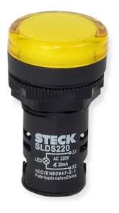 [SLDS1103] LUZ PILOTO LED 110V AMARILLA Ø22 mm 50 mA