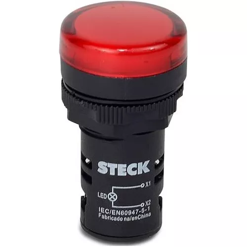 [SLDS1101] LUZ PILOTO LED 110V ROJO Ø22 mm 50 mA