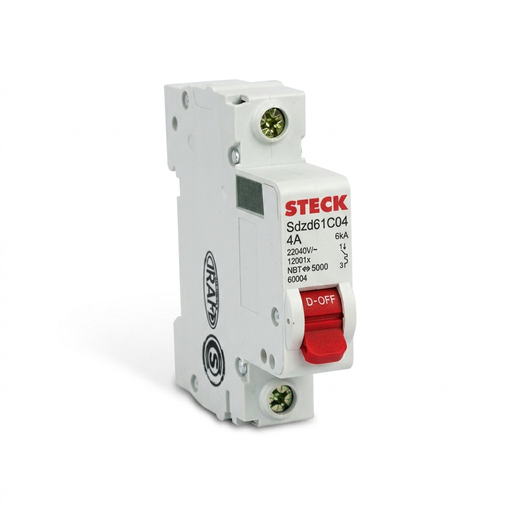 [SDZD61C04] MINI BREAKER 1X4A 6KACC CURVA C 230/400V 50/60HZ