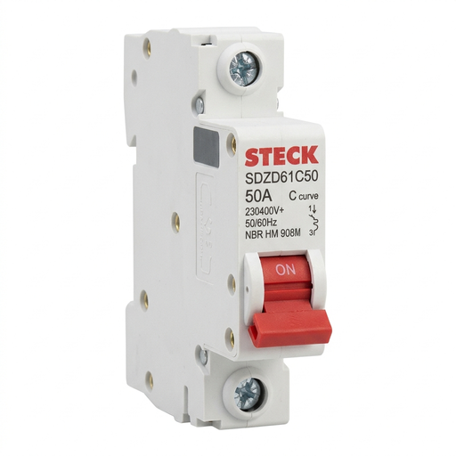 [SDZD61C50] MINI BREAKER 1X50A 6KACC CURVA C 230/400V 50/60HZ
