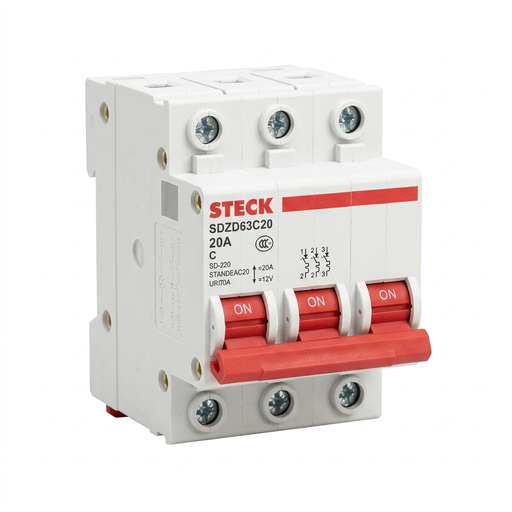 [SDZD63C20] MINI BREAKER 3X20A 6KACC CURVA C 230/400V 50/60HZ