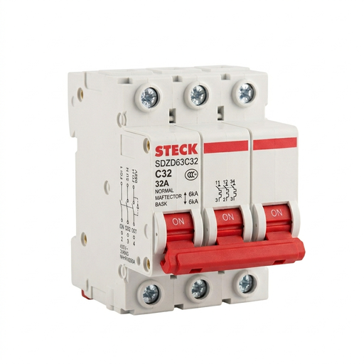 [SDZD63C32] MINI BREAKER 3X32A 6KACC CURVA C 230/400V 50/60HZ