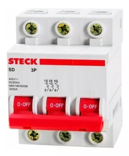 [SDZD63C40] MINI BREAKER 3X40A 6KACC CURVA C 230/400V 50/60HZ