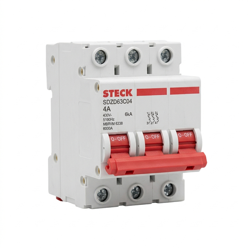 [SDZD63C04] MINI BREAKER 3X4A 6KACC CURVA C 230/400V 50/60HZ