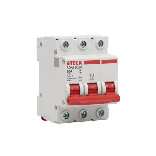 [SDA63C20] MINI BREAKER 3X20A 10KACC CURVA C 230/400V 50/60HZ