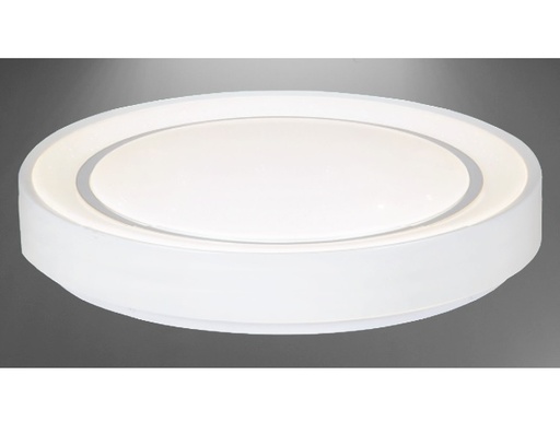 [S-603B-M] PLAFON DEC. IP20 32 W Ø400 X 80 MM DIMMER BLANCO C/CONTROL S-603B-M LUCERNA