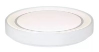 [S-603B-G] PLAFON DEC. IP20 46 W Ø500 X 80 MM 3 TONOS DIMMER BLANCO C/CONTROL S-603B-G LUCERNA