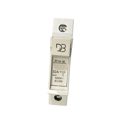 [RT18-32] PORTA FUSIBLE + FUSIBLE 32A 10X38 500V 