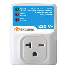 [GSM-RE220M/3] PROTECTOR DE VOLTAJE PARA AIRES ACONDICIONADOS Y REFRIGERADORES 220 Vca HASTA 48.000 BTU  EXCELINE