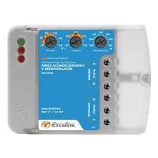 [GSM-R120B] PROTECTOR DE VOLTAJE AIRES ACONDICIONADOS Y REFRIGERACION HASTA 18.000 BTU 120V BORNERA EXCELINE