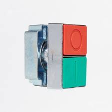 [SLMDN] PULSADOR DOBLE METALICO SOBRESALIENTE