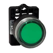 [SLPRL2] PULSADOR LUMINOSO VERDE PLASTICO
