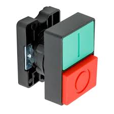 [SLPDN] PULSADOR DOBLE PLASTICO RASANTE