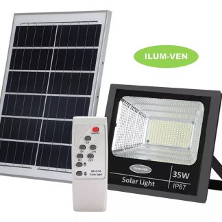 [LD-814] REFLECTOR LED CON PANEL SOLAR 35W