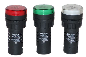 LUZ PILOTO LED 110V C/ALARMA AUDIBLE 20MA