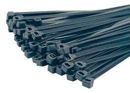 [CAB10025PT] AMARRE PLASTICO T4 NEGRO 10 CM X 2,5 MM (PQTE. 100 UNIDADES) STECK