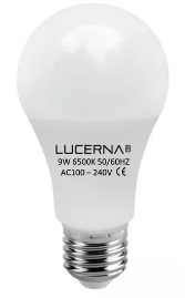 [9WA606K] BOMBILLO LED 9W 810LM 6.500°K IP20 100-240V E27