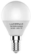 [5WP45E14] BOMBILLO LED 5W 460LM 6.500°K IP20 100-240V E14