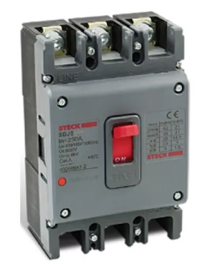 [SDJS125] BREAKER 3X125A CAJA MOLDEADA  42KA 220 VAC - 29 KA 440 VAC SDJS125 STECK