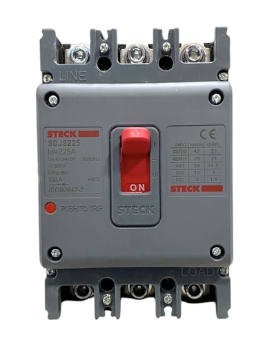 [SDJS225] BREAKER 3X225A CAJA MOLDEADA 42KA 220V - 29KA 440V