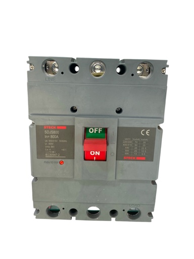 [SDJS800] BREAKER 3X800A CAJA MOLDEADA 70KA 220V - 42KA 440V