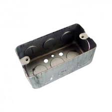 [LE0005T] CAJETIN METALICO RECTANGULAR 4x2" EMT SALIDA 3/4"