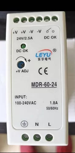 [MDR-60-24] FUENTE DE PODER 100/240VAC - 24V 2,5AMP