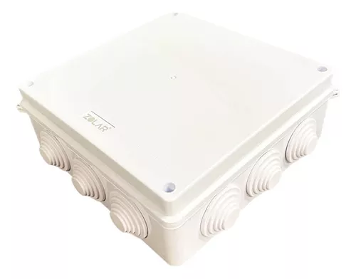 [200X200X80] CAJA DE DERIVACION PLASTICA 200X200X80mm (7,9X7,9X3") PREPONCHADO IP65