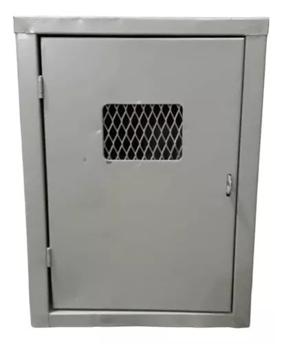 [CPM40X30X20] CAJA PARA MEDIDOR 400X300X200mm DOBLE FONDO C/PUERTA ALDABA P/CANDADO