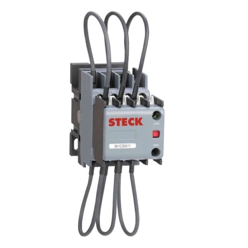 [SK1C95A21M] CONTACTOR PARA CONDENSADORES 95 A Ac3  Vac 1NA+2NC STECK