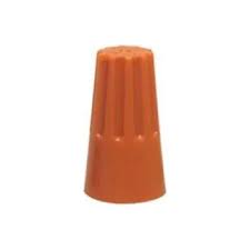 [LD-1038-P3] CONECTOR CAPUCHON NARANJA P/CABLE #14-12AWG 2.13X1.2CM  (PQTE 50PZAS)
