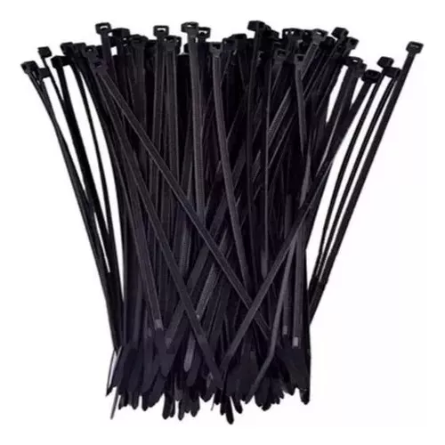 [CI0104] AMARRE PLASTICO 4X250 DB ELECTRIC (100 UNIDADES) NEGRO