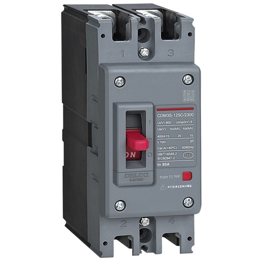 [CDM3S-125C/2300-100A] BREAKER 2X100A CAJA MOLDEADA