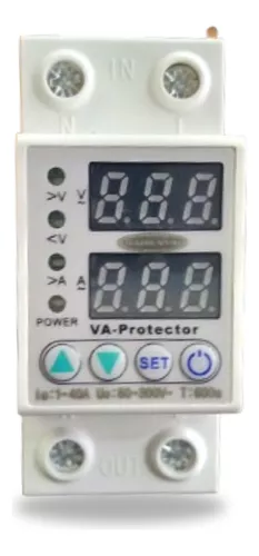 [LD-034] PROTECTOR MULTIVOLTAJE AC120-300V AC80-210V 1-40A ILUM-VEN