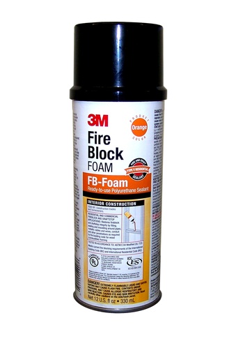 [FB-FOAM] ESPUMA EXPANSIVA ANTI-FUEGO FB-FOAM NARANJA 12OZ 3M