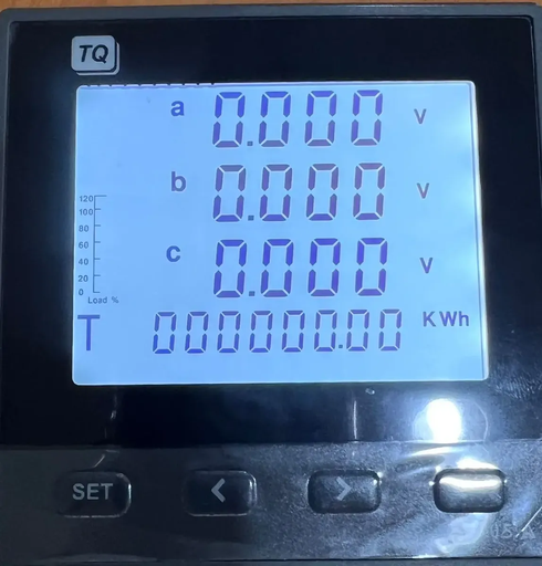 [TQ-SMML-1] MULTIMETRO DIGITAL MULTIVARIABLE PANTALLA LCD MODBUS-RTU/RS485. (96X96MM) 50-500V (4 hilos 3 fases / 3 hilos 3 fases). 45-65Hz (MIDE : A,V,HZ, W,VAR Y COS) MEDICION: DIRECTA 50mA a 5A / INDIRECTA: (CON TRASFORMADORES DE CORRIENTE) hasta 9.999A.
