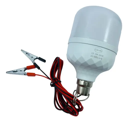 [LD-679] BOMBILLO LED 20W 12V PORTATIL C/CABLE