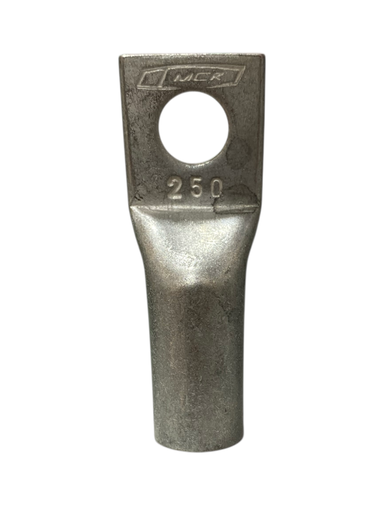 [EAV250-1/2] TERMINAL ANILLO 1H P/CABLE #250MCM OJAL 1/2" COBRE ESTAÑADO CAÑON MEDIANO