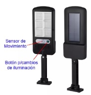 [LD-659] LUMINARIA LED 30W ALUMBRADO PUBLICO C/PANEL SOLAR LD-659 ILUM-VEN