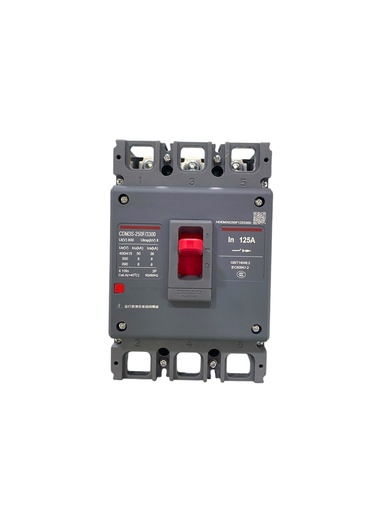 [CDM3S-250F/3300-125A] BREAKER 3X125A CAJA MOLDEADA 250F/3300 SERIE CDM3S DELIXI