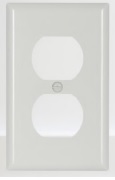 [2132W-BOX] TAPA P/TOMACORRIENTE DOBLE TIPO 270 BLANCA
