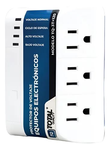 [TQ-3T+120] PROTECTOR DE VOLTAJE PARA EQUIPOS ELECTRONICOS,120V 3 TOMAS