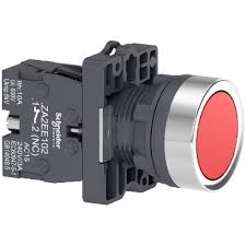 [XA2-EA42] PULSADOR PLASTICO ROJO (PARADA) 22MM +1NC