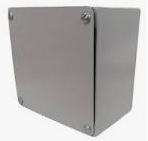 [CPS30X30X10] CAJA DE DERIVACION METALICA 300X300X100mm (12X12X4") LISA PINTURA ELECTROSTATICA GRIS INTENCOL