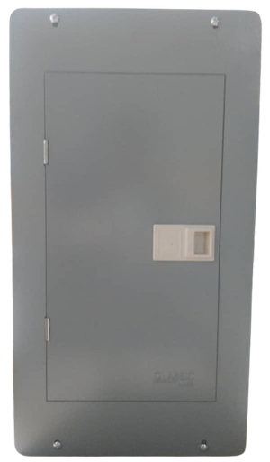 [TFM-31] TABLERO RESIDENCIAL 18 CIRCUITOS TRIFASICO EMPOTRABLE C/PUERTA PREPONCHADA Y PINTURA ELECTROSTATICA GRIS 125A 