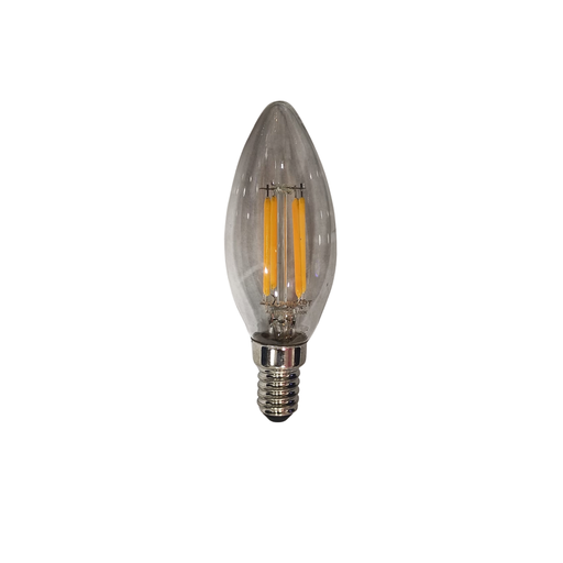 [01-01-1077] BOMBILLO LED 4W TIPO VELA E14 110VAC 2700°K 